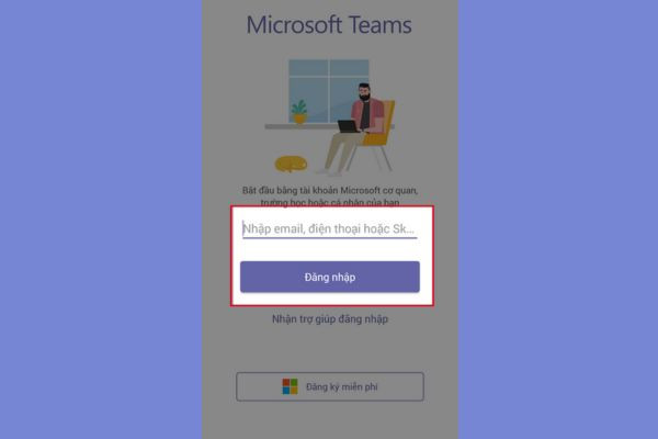 Cách đăng nhập vào Microsoft Teams bước 2 Cách đăng nhập vào Microsoft Teams bước 2