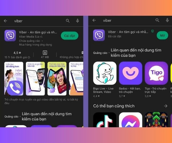 Cách download Viber trên điện thoại Android