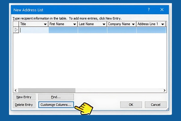 Hướng dẫn cách Mail Merge trong word trộn văn bản đơn giản bước 5 Hướng dẫn cách Mail Merge trong word trộn văn bản đơn giản bước 5