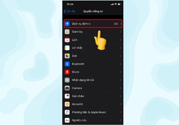 Cách kích hoạt chức năng định vị trên điện thoại iPhone b3