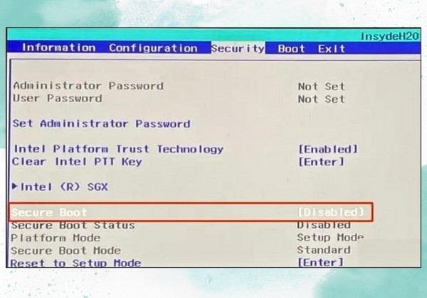 Cách kích hoạt Secure Boot trên hệ điều hành Windows 11 B3 Cách kích hoạt Secure Boot trên hệ điều hành Windows 11 B3