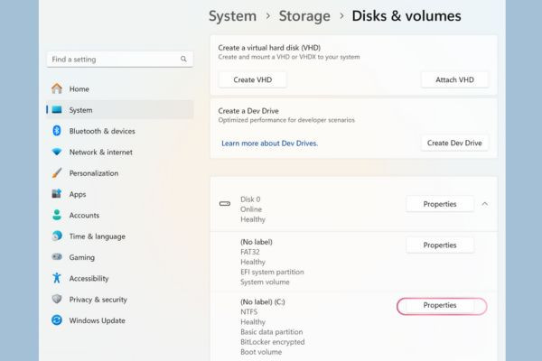 Cách mở BitLocker Win 11 bước 3 Cách mở BitLocker Win 11 bước 3
