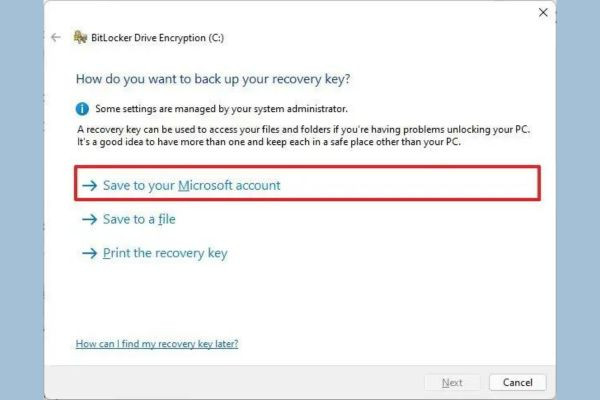 Cách mở BitLocker Win 11 bước 7 Cách mở BitLocker Win 11 bước 7