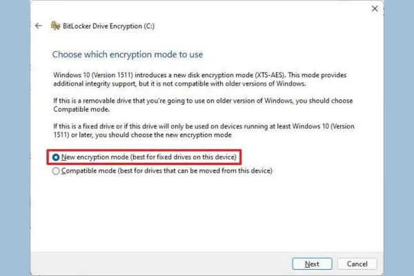 Cách mở BitLocker Win 11 bước 9 Cách mở BitLocker Win 11 bước 9