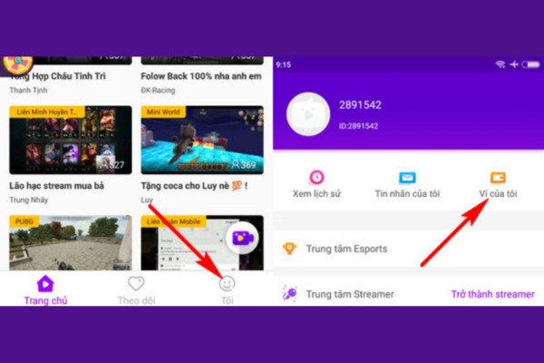 Cách nạp Nimotv đơn giản bước 1