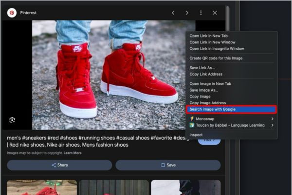 Cách sử dụng google lens online: Tìm kiếm trực tiếp bước 1 Cách sử dụng google lens online: Tìm kiếm trực tiếp bước 1
