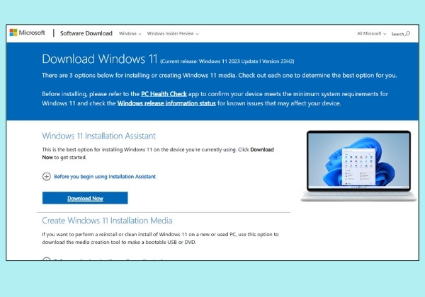 Cách tải ISO Windows 11 chính hãng từ Microsoft bước 1 Cách tải ISO Windows 11 chính hãng từ Microsoft bước 1