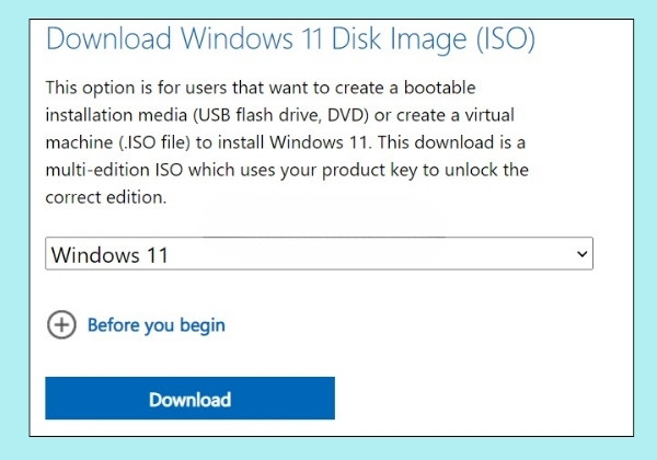 Cách tải ISO Windows 11 chính hãng từ Microsoft bước 3 Cách tải ISO Windows 11 chính hãng từ Microsoft bước 3