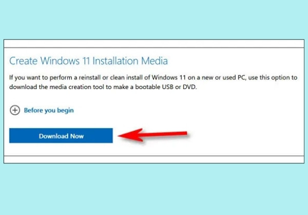 Cách tải tệp ISO Windows 11 sử dụng Media Creation Tool bước 1 Cách tải tệp ISO Windows 11 sử dụng Media Creation Tool bước 1