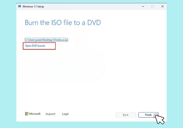 Cách tải tệp ISO Windows 11 sử dụng Media Creation Tool bước 7 Cách tải tệp ISO Windows 11 sử dụng Media Creation Tool bước 7