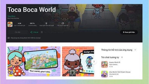 Tải Toca Boca World Tải Toca Boca World
