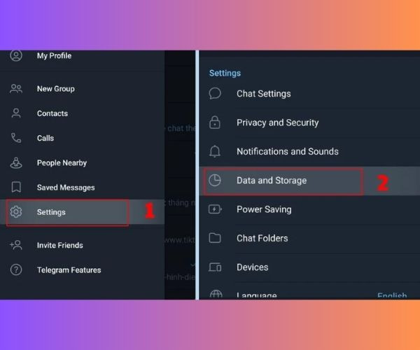 Cách tải video trên Telegram bị chặn trên điện thoại Android bước 1