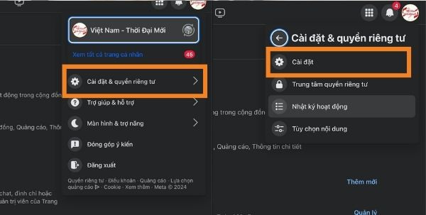 Cách thêm Admin vào Fanpage trên máy tính B1 Cách thêm Admin vào Fanpage trên máy tính B1