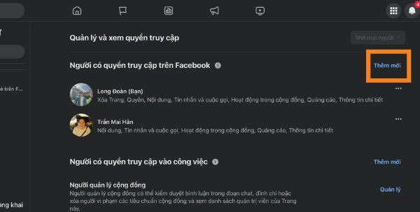 Cách thêm Admin vào Fanpage trên máy tính B3 Cách thêm Admin vào Fanpage trên máy tính B3