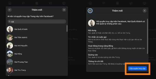 Cách thêm Admin vào Fanpage trên máy tính B4 Cách thêm Admin vào Fanpage trên máy tính B4