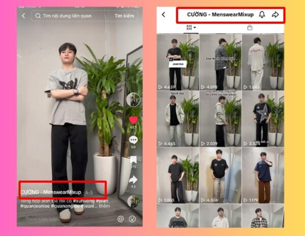 Cách tìm video theo người dùng trên Tiktok Cách tìm video theo người dùng trên Tiktok