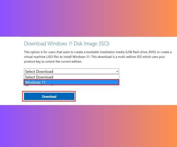 Cách update Win 11 qua file ISO bước 2