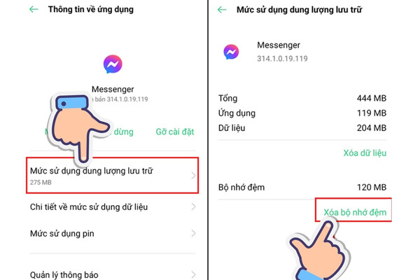 Cách xóa tài khoản Messenger từ 