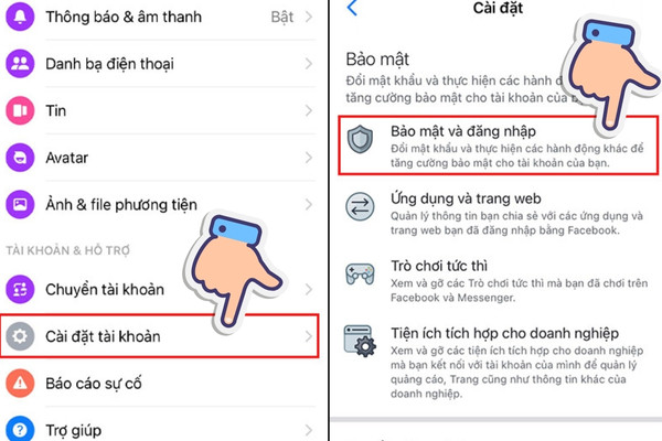 Cách xóa tài khoản Messenger trên điện thoại iPhone b2