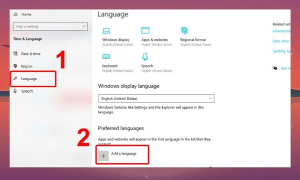 Cài tiếng Việt trực tiếp từ Windows settings B3