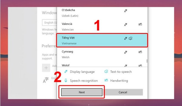 Cài tiếng Việt trực tiếp từ Windows settings B4