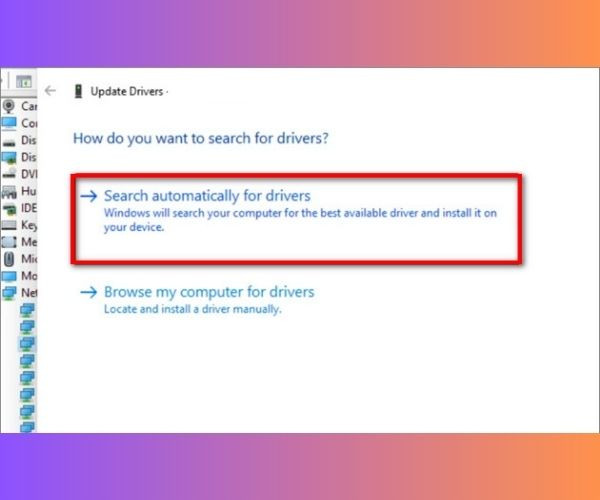 Cập nhật driver trên Windows 11 thông qua Device Manager bước 4