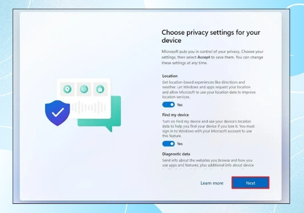 Chạy lệnh bỏ qua WiFi trên Windows 11 B8