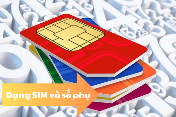 Dạng SIM và số phụ