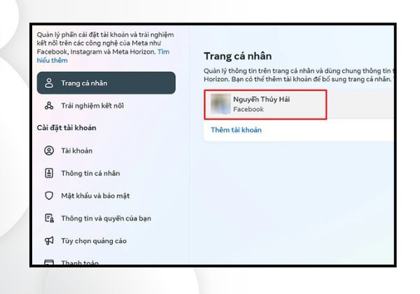 Đổi tên FB trên máy tính bước 4