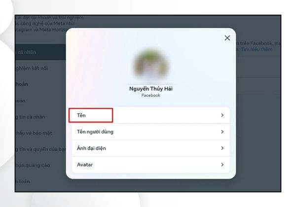 Đổi tên FB trên máy tính bước 5-1