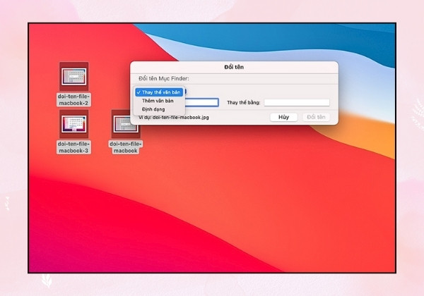 Đổi tên file trên Macbook bước 2