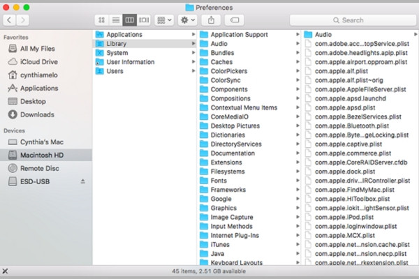 File Property List bước 2