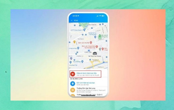 Chia sẻ vị trí Chia sẻ vị trí