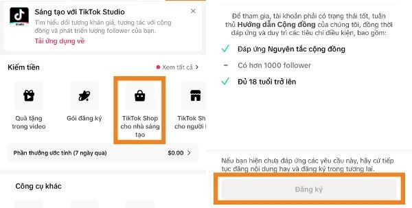 Hướng dẫn cách đăng ký TikTok Shop B2