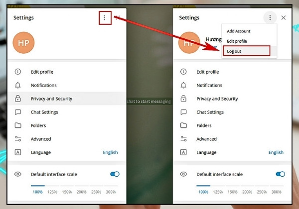 Hướng dẫn cách đăng xuất Telegram trên máy tính nhanh chóng nhất B2