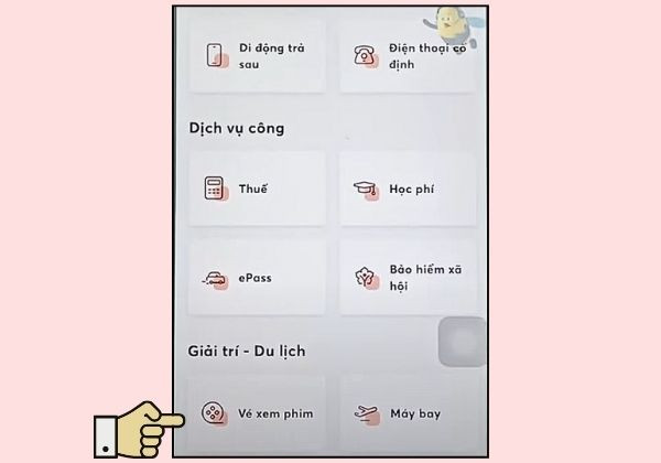 Hướng dẫn cách đặt vé xem phim qua app MB Bank chi tiết B3 Hướng dẫn cách đặt vé xem phim qua app MB Bank chi tiết B3