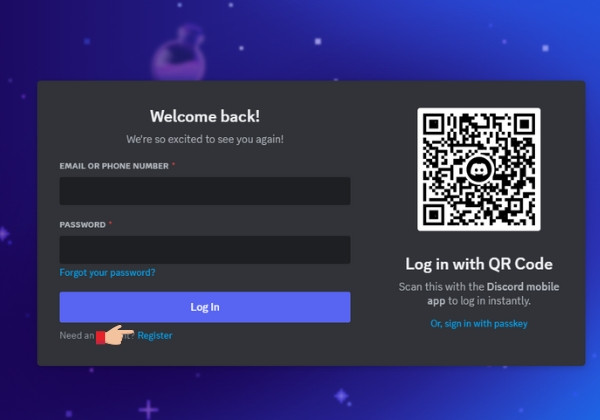 Hướng dẫn cách tạo tài khoản Discord trên máy tính chi tiết bước 4