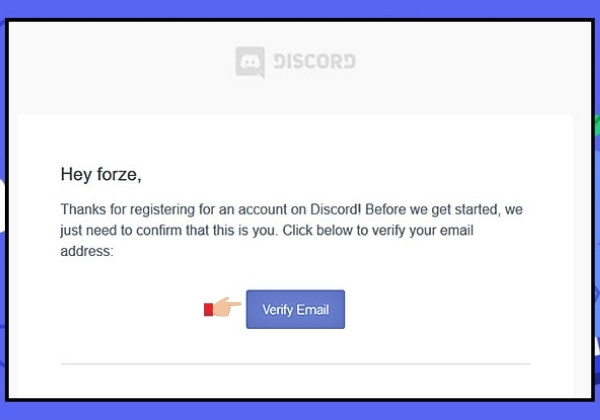 Hướng dẫn cách tạo tài khoản Discord trên web bước 3