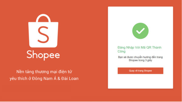Đăng nhập Shopee Web bằng mã QR Đăng nhập Shopee Web bằng mã QR
