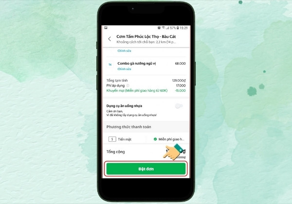 Hướng dẫn đặt đồ ăn trên Grab một cách tiện lợi B6 Hướng dẫn đặt đồ ăn trên Grab một cách tiện lợi B6