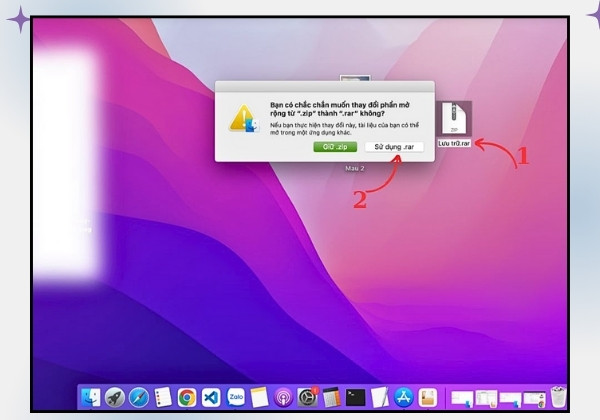Hướng dẫn nén file RAR trên Mac đơn giản bước 3