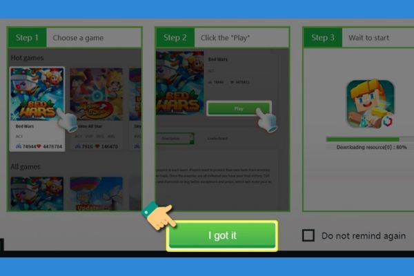 Hướng dẫn tải Blockman GO PC bước 6