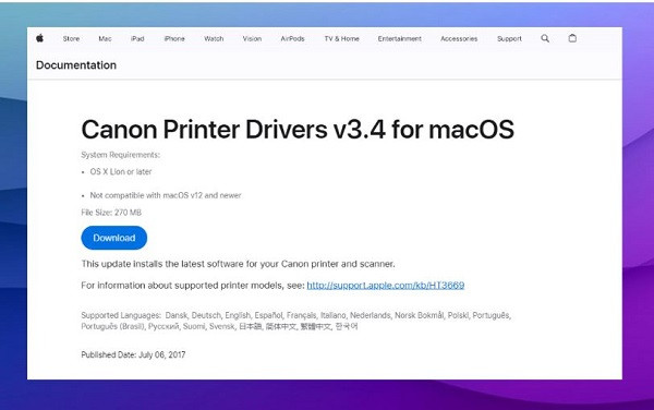 Kết nối Macbook với máy in qua wifi B1