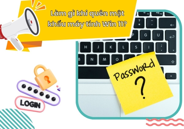 Làm gì khi quên mật khẩu máy tính Win 11?