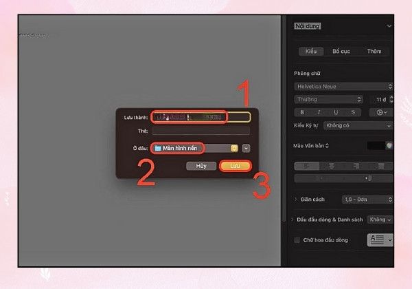 Lưu bản sao File trên MacBook bước 3
