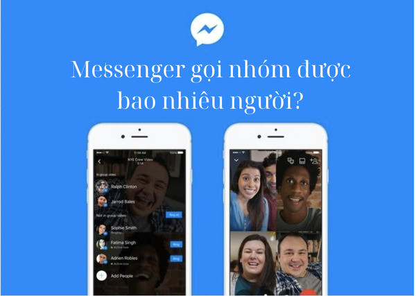 Messenger gọi nhóm được bao nhiêu người