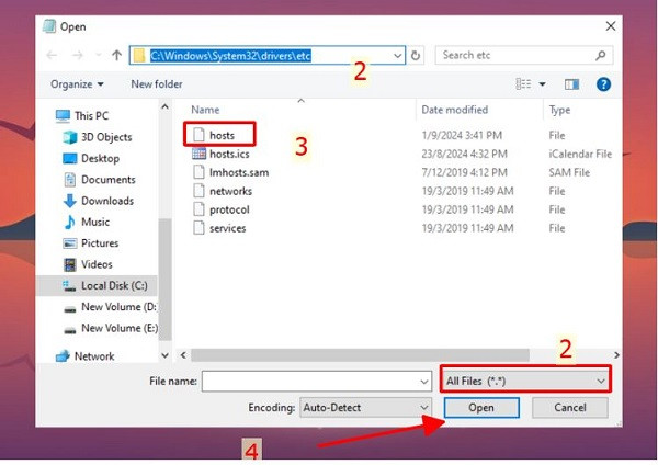 Cách mở file host với quyền quản trị viên B3 Cách mở file host với quyền quản trị viên B3