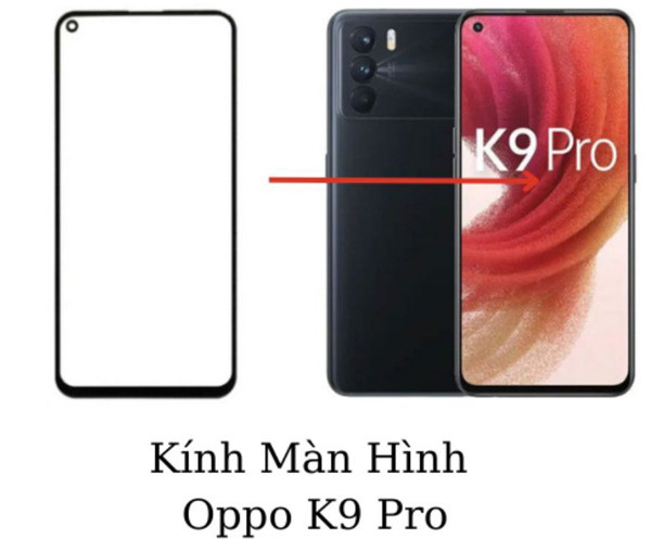 Một số dấu hiệu hỏng mặt kính Oppo K9 Pro thường gặp