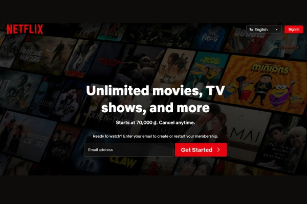 Mua tài khoản Netflix trên laptop b1