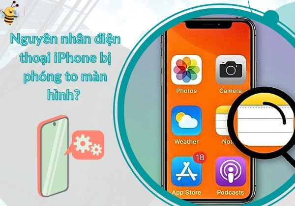 Nguyên nhân điện thoại iPhone bị phóng to màn hình? Nguyên nhân điện thoại iPhone bị phóng to màn hình?